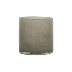 Lyric Candle Holder S, Warm Grey